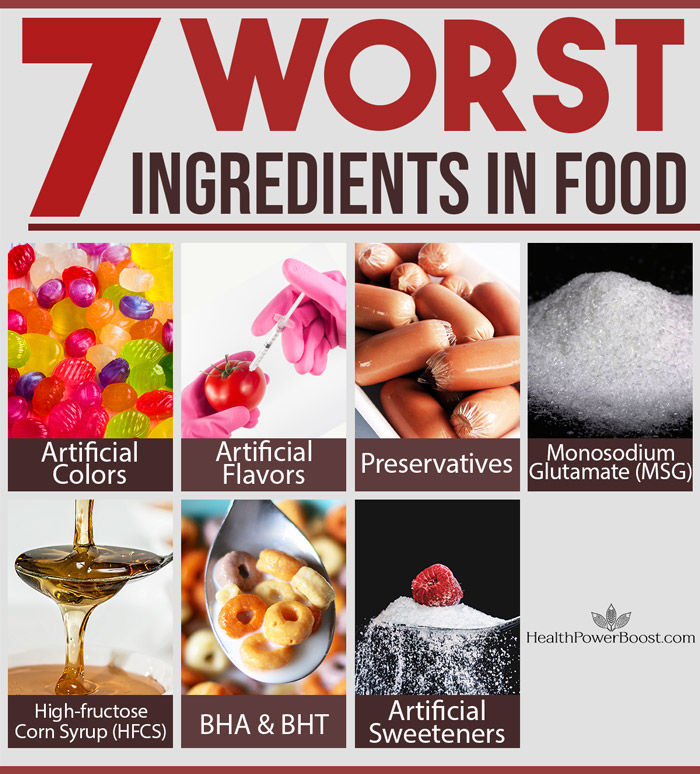 7 Worst Ingredients In Food
